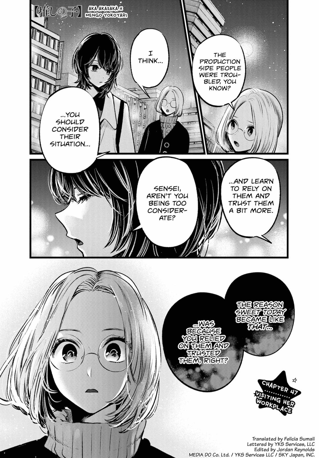 Oshi no Ko Manga Online English in High-Quality